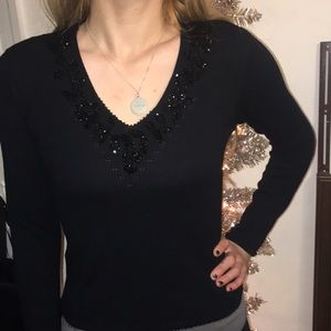 NEVER WORN!! Black v neck